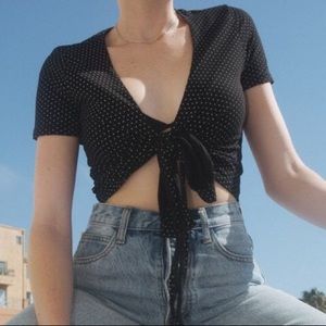 Brandy Melville Wrap Top